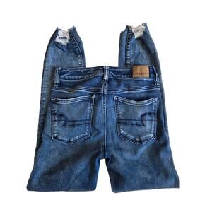 American Eagle Hi-rise jegging crop jeans womans size 2 next level stretch